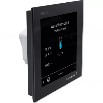 Homematic IP Glasdisplay - plus (HmIP-WGD-PL) Smart-Home-Touch-Bedienungsdisplay
