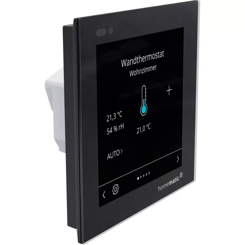 Homematic IP Glasdisplay - plus (HmIP-WGD-PL) Smart-Home-Touch-Bedienungsdisplay