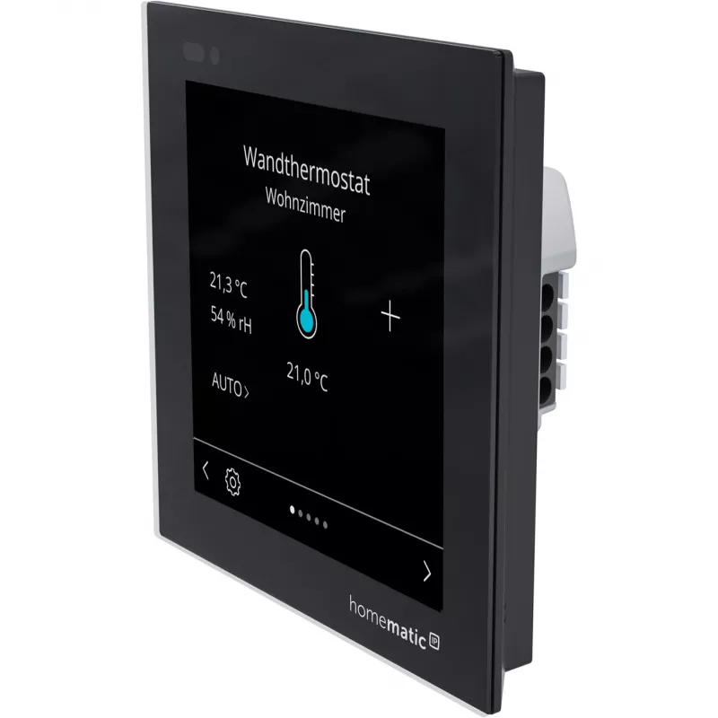 Homematic IP Glasdisplay - plus (HmIP-WGD-PL) Smart-Home-Touch-Bedienungsdisplay