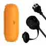 LogiLink LPS239 Outdoor-Verlängerungskabel-Set mit Schutzbox, 10 m, Schuko, IP44, Schwarz