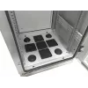 EFB ELEKTRONIK 19 inch Netzwerkschrank 42U 800x1000 IP55 mit vormontiertem Sockel RAL7035