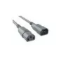 Bachmann 356.903 IEC-Verlängerungskabel C14 auf C13, 1,5 m, Grau