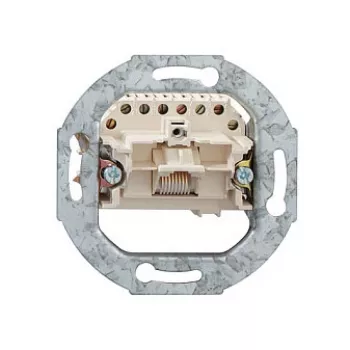 Rutenbeck UAE 8 (8) Up 0 Unterputz RJ45 Netzwerkdose, Cat.5e, ungeschirmt, Reinweiß