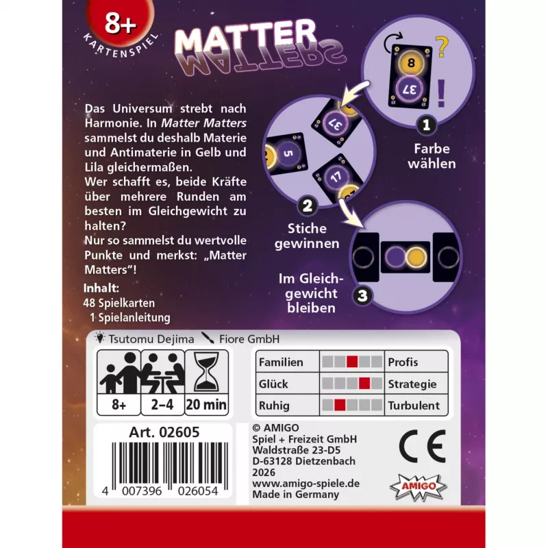 AMIGO Matter Matters Smart Plug mit Energiemonitoring (Typ F, Weiß)