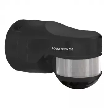 BEG RC-plus next N 230 Schwarz Bewegungssensor mit 230° Erfassungsbereich und Unterkriechschutz