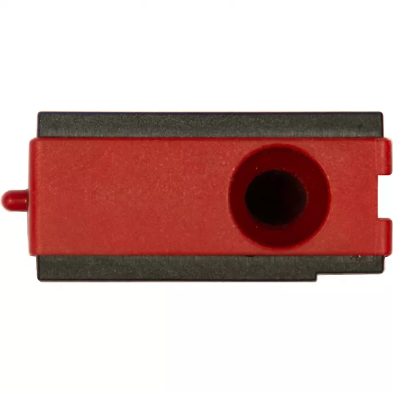 WIHA Mini-Wasserwaage Pocket 8 cm Grau/Rot mit Magnet
