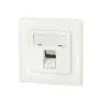 LogiLink Keystone-Abdeckung für 1 Modul, deutscher Typ, Reinweiß