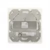 LogiLink Keystone-Abdeckung für 1 Modul, deutscher Typ, Reinweiß
