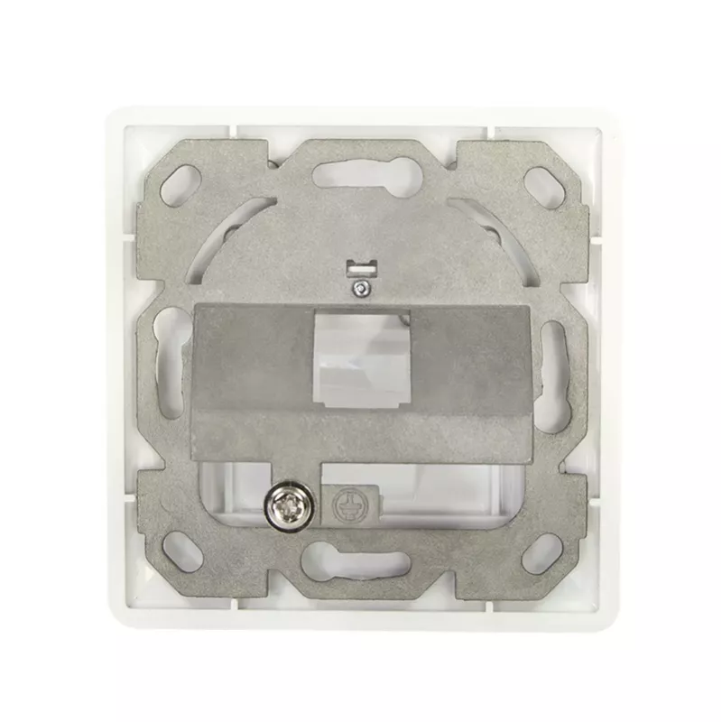 LogiLink Keystone-Abdeckung für 1 Modul, deutscher Typ, Reinweiß