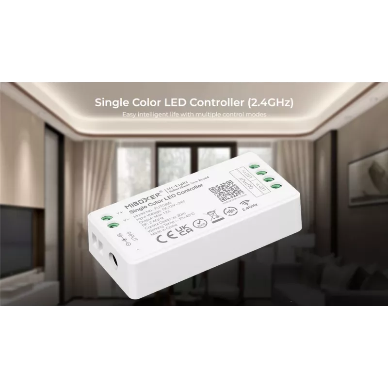 MIBOXER FUT036S Einzelfarben-2.4G-LED-Dimmer-Controller DC12-24V
