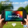 PEDEA Panzerglas-Displayschutz für Nintendo Switch 2 (2025) - 9H Härte, HD-Klarheit, blasenfrei, 2.5D Kanten