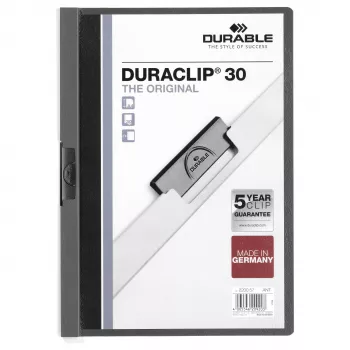 DURABLE DURACLIP 30 A4 Klemmhefter Blau