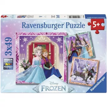Ravensburger Disney Frozen 2 Kinder-Puzzle-Set - 3x49 Teile