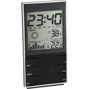TFA 35.1102.01 Funk-Wetterstation mit Außensensor, Temperatur, Luftfeuchtigkeit, Barometer, Mondphase und Wettervorhersage