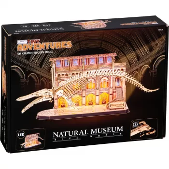 Revell Tiny Adventures Natural Museum Blauwal Snap-Modellbausatz