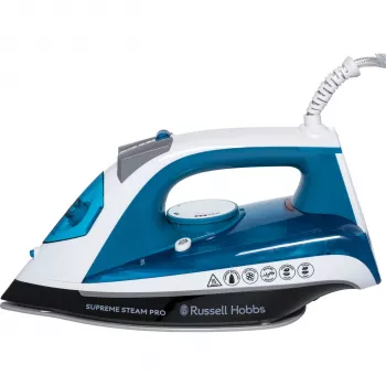 Russell Hobbs Supreme Steam Pro 23971-56 Dampfbügeleisen 2600W Schwarz Blau Grau Weiß