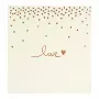 Goldbuch Raining Hearts Beige Fotoalbum, 60 weiße Seiten, Festeinband, PU-Einband, 31x30 cm