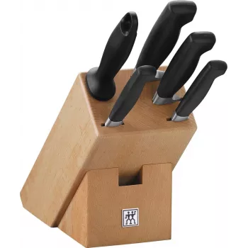 ZWILLING FOUR STAR 4-teiliges Messerblock-Set