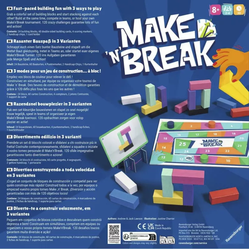 Ravensburger Make 'n' Break Family Building Game