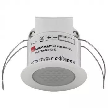 BEG PD11-KNXs-FLAT-DX-DE KNX Präsenzmelder, Unterputz, 360°, Weiß