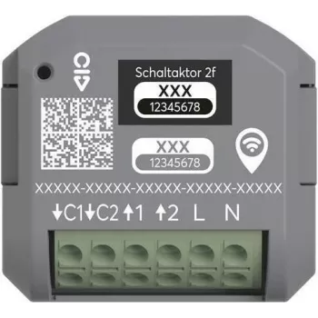 ABB free@home 2-Kanal Unterputz-Schaltaktor 62821 U-WL