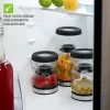 GEFU LAVINA Joghurt- und Quarksieb Glas 1,3 L mit Edelstahlsieb