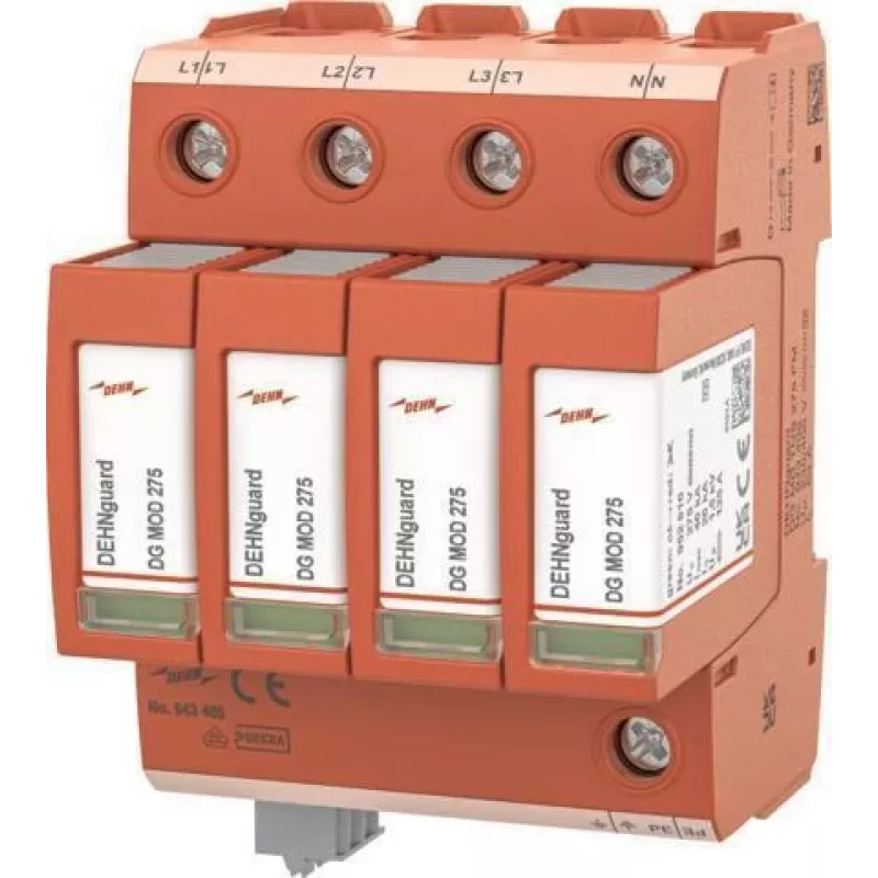 DEHN 943405 DG MD TNS 275 FM Typ 2 Überspannungsableiter 3+1 Pole 40kA