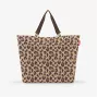 Reisenthel Shopper XL Leo Macchiato – Große Einkaufstasche aus recyceltem PET mit Leopardenmuster, 35 L