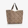 Reisenthel Shopper XL Leo Macchiato – Große Einkaufstasche aus recyceltem PET mit Leopardenmuster, 35 L