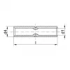 KLAUKE 29R Kupfer-Kabelschuh-Verbinder 120 mm² DIN EN 61238-1
