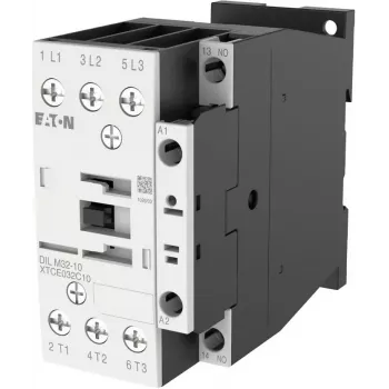 Eaton DILM32-10 Leistungsschütz, 3-polig, 32 A, 230 V AC 50 Hz / 240 V AC 60 Hz Spule, 1 NO Hilfskontakt