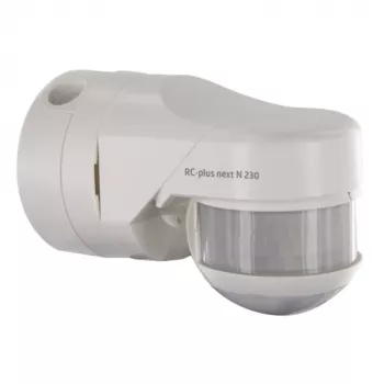 BEG BRCK LUXOMAT RC-plus next N 230 Weißer Bewegungsmelder mit 230° Erfassungsbereich und Kriechschutz