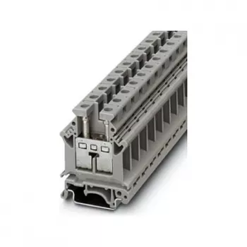 Phoenix 3006043 UK 16 N Durchgangsklemme, Schraubanschluss, 16 mm², 1000 V, 76 A, Grau