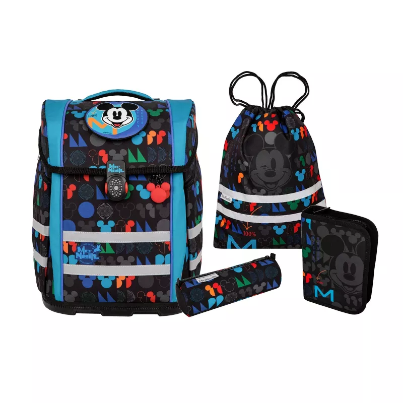 McNeill PERFECTO Schulranzen-Set 5-teilig Disney Mickey Mouse