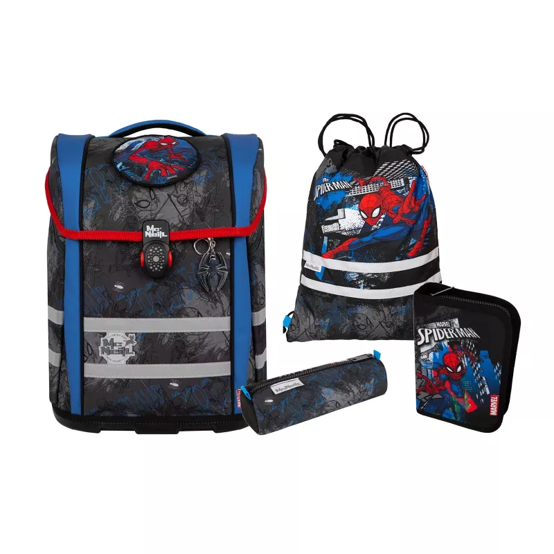 McNeill Schulranzen-Set PERFECTO 5-teilig Marvel Spider-Man