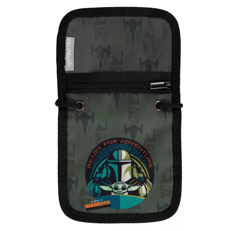 McNeill Star Wars The Mandalorian Brusttasche – Schwarz & Grau