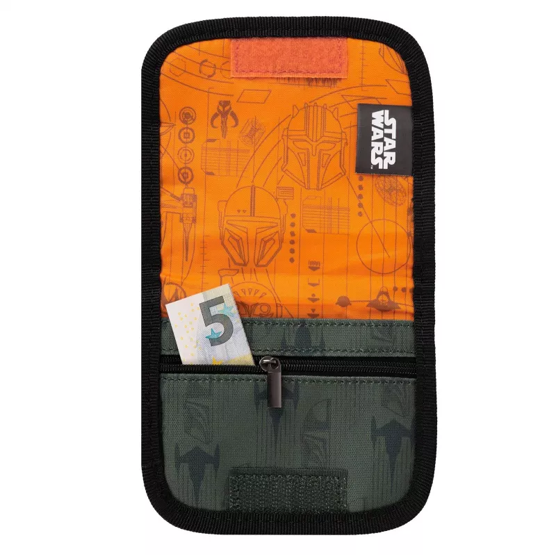 McNeill Star Wars The Mandalorian Brusttasche – Schwarz & Grau