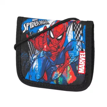 McNeill Marvel Spider-Man Brustbeutel mit Ausweisfenster, Rot/Blau