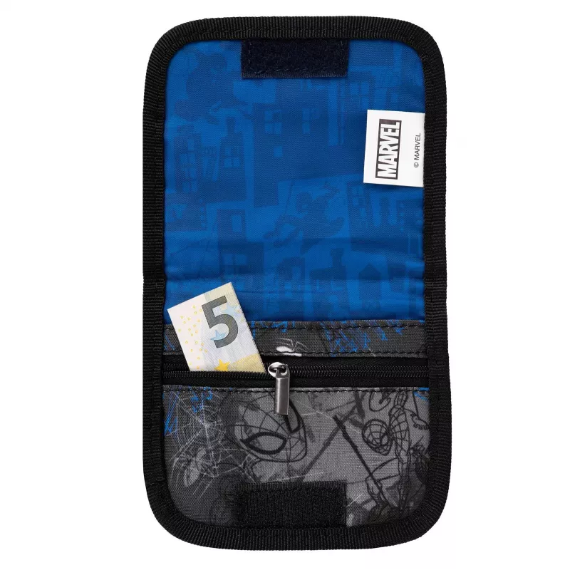 McNeill Marvel Spider-Man Brustbeutel mit Ausweisfenster, Rot/Blau