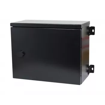ALLNET DIN-Schienen-Wandgehäuse T223mm Schwarz IP55 SO-DIN-Serie