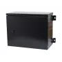 ALLNET DIN-Schienen-Wandgehäuse T223mm Schwarz IP55 SO-DIN-Serie