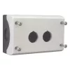 Eaton M22-I2 Leergehäuse für 2 Bedienelemente, Aufbaumontage, Lichtgrau RAL 7035