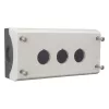 Eaton M22-I3 Aufputz-Gehäuse, 3 Ausschnitte, Grau RAL 7035, IP66/IP67/IP69K, 80x153x56mm