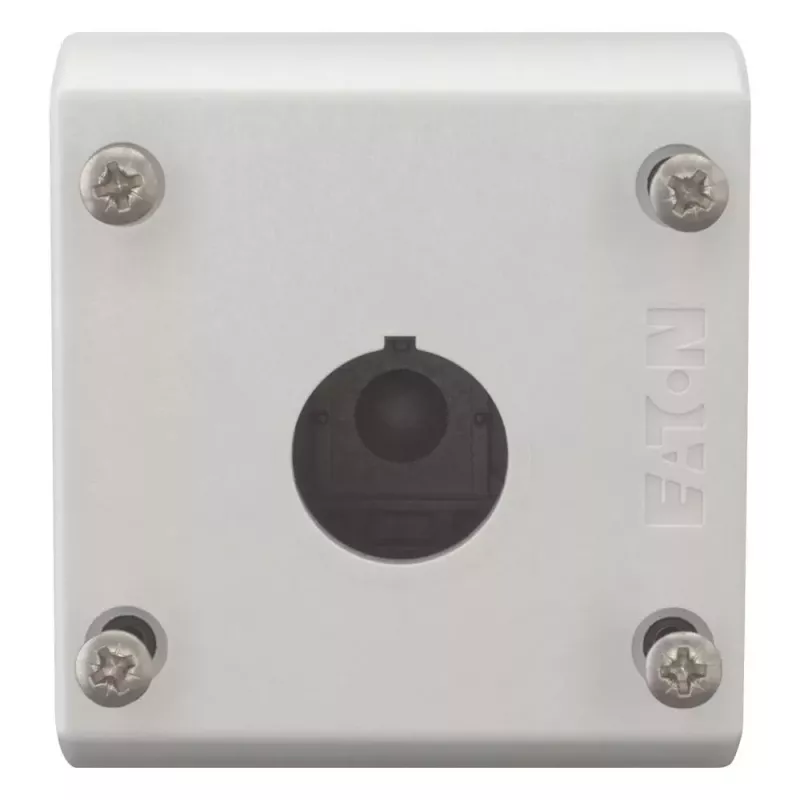 Eaton M22-I1 Aufputz-Leergehäuse, 1 Position, Grau RAL 7035, IP66, 80 x 72 x 56 mm