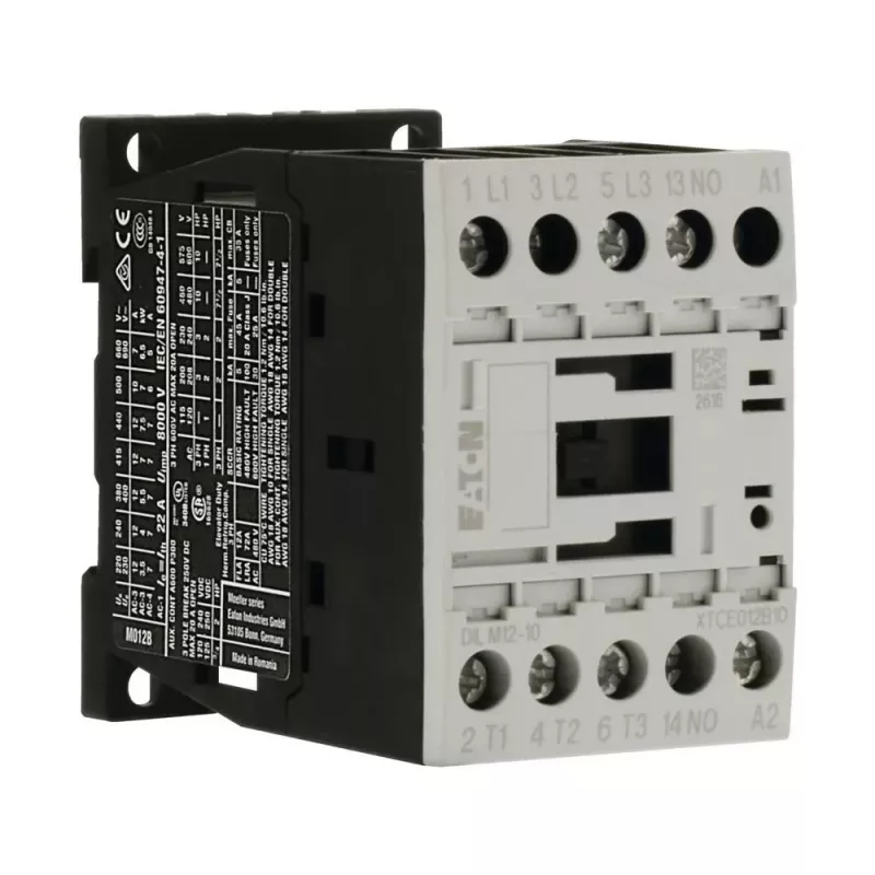 EATON DILM12-10 24VDC Leistungsschütz 3-polig 1NO 12A 5,5kW 400V AC-3 Hutschiene