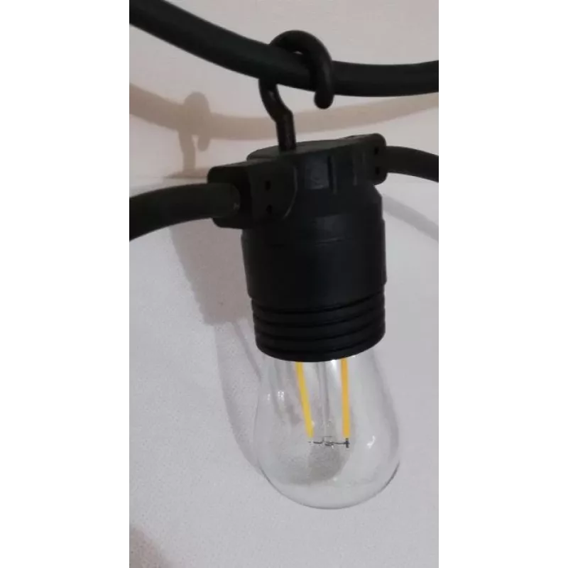 SYNERGY21 S21-LED-001138 LED Retrofit-Lampe S14 E27 Warmweiß 1,5W für Lichterketten