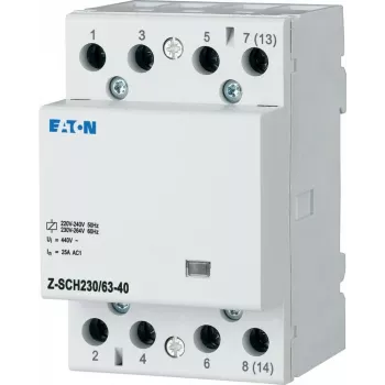 EATON Z-SCH230/63-40 Installationsschütz, 4 NO, 63 A, 230 V AC Spule