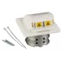 EFB Elektronik FTTH-OUTLET-LC-OM3 Unterputz Glasfaser-Wandanschluss, 2x LC-Duplex OM3 Multimode, Reinweiß