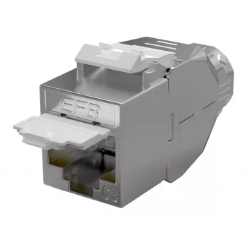 EFB Elektronik E-20096 RJ45 Keystone Slimline Cat.8.1 2000MHz abgeschirmtes Modul