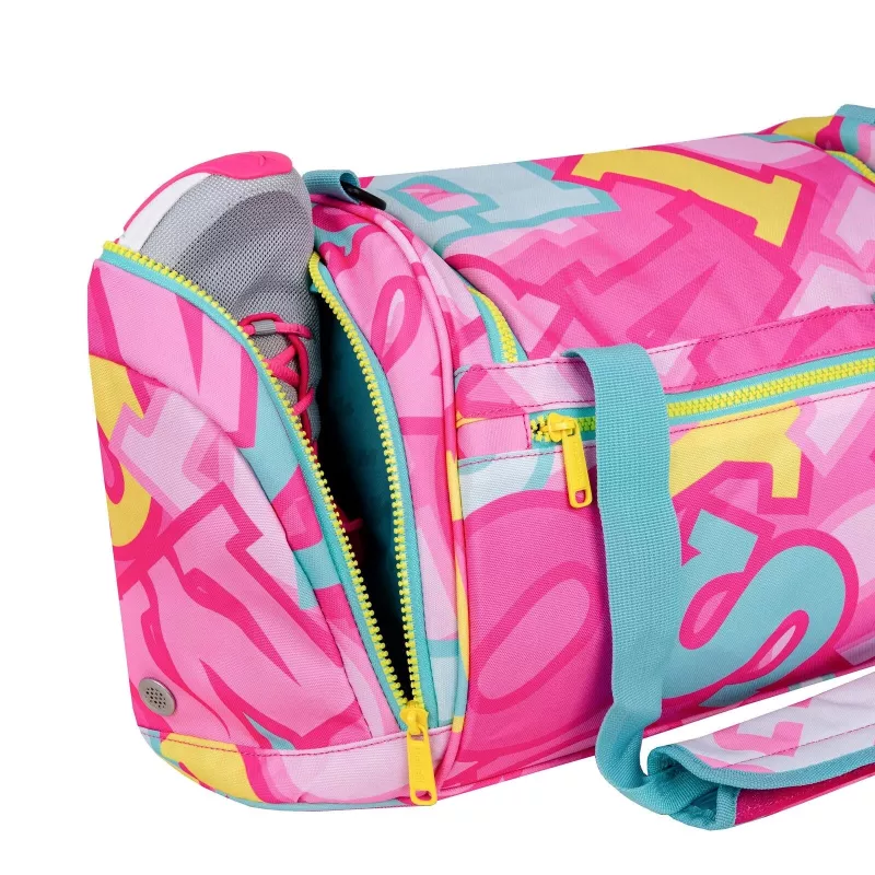 McNeill Disney Minnie Mouse Sporttasche, Pink/Rot, 16L, Polyester, Kinder